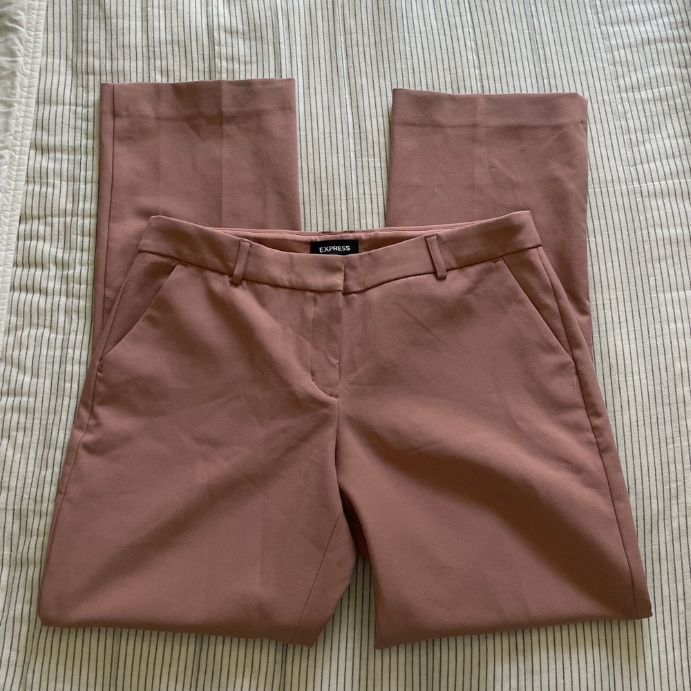 Express Pink Straight Leg Pants